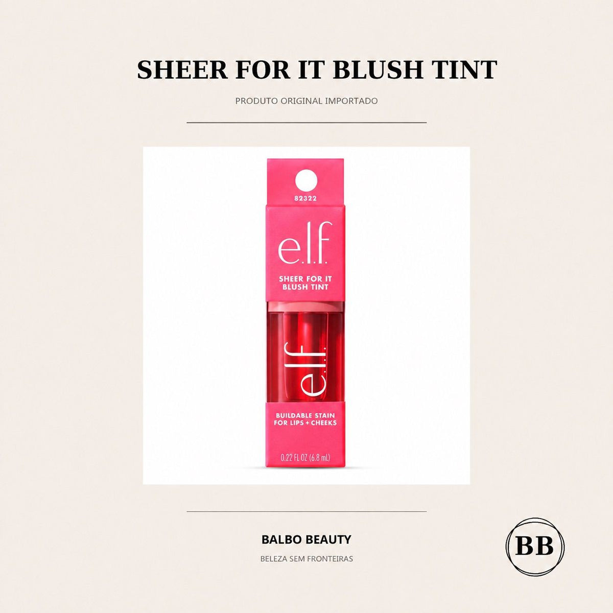 e.l.f. Sheer For It Blush Tint – Lip & Cheek Tint